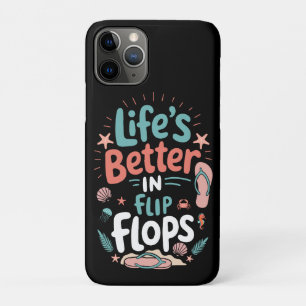 Life is Better in Flip-Flops – Fun Tropical Beach Case-Mate iPhone Case