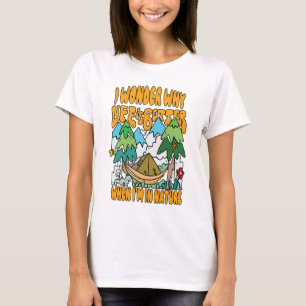 Life is Better in Nature Women White T-Shirt