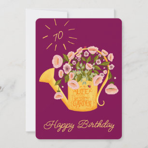 Life is better in the garden personalise card