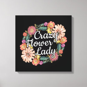 Life is Better in the Garden - Zinnia Flower Canvas Print