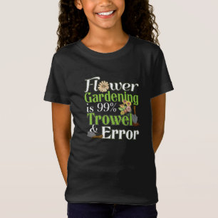 Life is Better in the Garden - Zinnia Flower T-Shirt