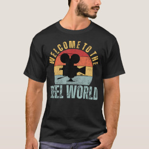Life Is Better In The Reel World Funny Camera Film T-Shirt