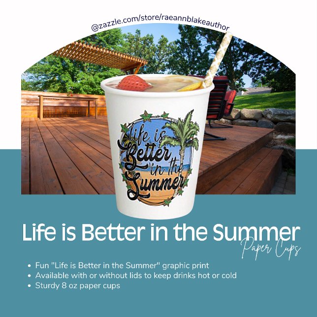 Life is Better in the Summer Paper cup (Creator Uploaded)