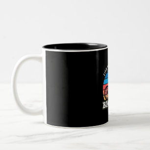Life Is Better On A Bicycle Two-Tone Coffee Mug