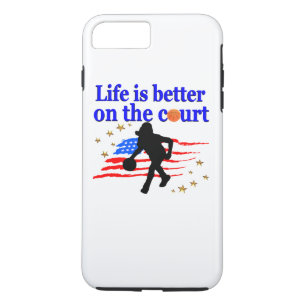 LIFE IS BETTER ON THE COURT USA DESIGN Case-Mate iPhone CASE