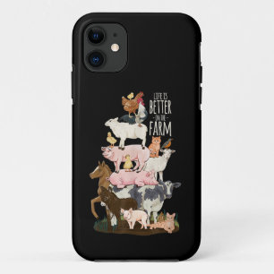 Life is better on the Farm, Cute Animals, Country  Case-Mate iPhone Case