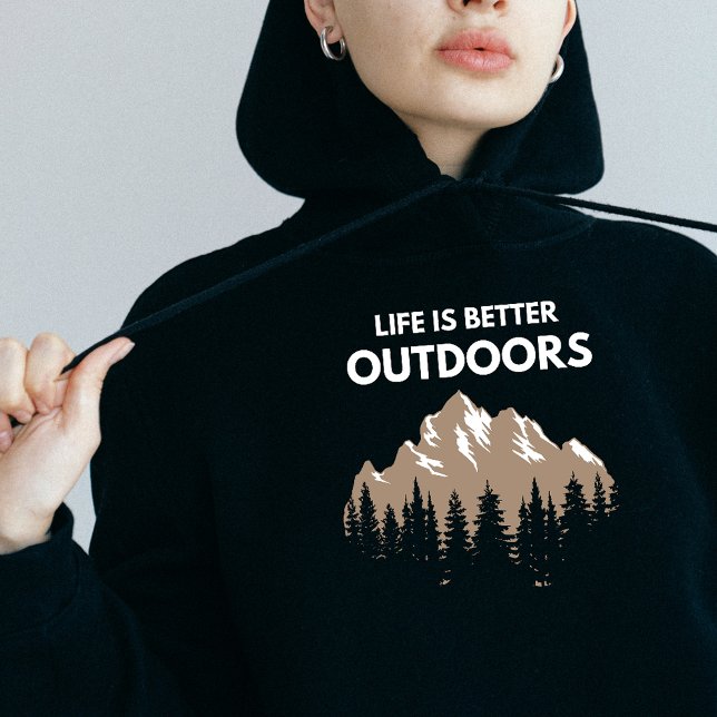 Life Is Better Outdoors Mountain Hoodie (Creator Uploaded)