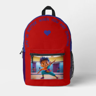 Life Is Better… Printed Backpack