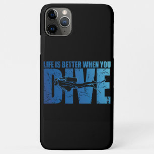 Life Is Better When You Dive - Scuba Diving Case-Mate iPhone Case