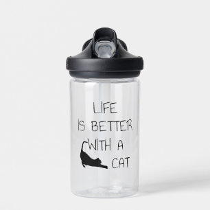 Life Is Better With A Cat - Cat Lovers Water Bottle