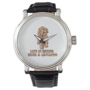 Life Is Better With A Cavapoo - Funny Dog Lover 1 Watch