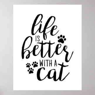 Life is Better With A Dog A Dog’s Purpose Quotes Poster