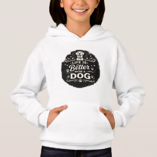 Life Is Better With a Dog – Cute Dog Lover Vintage
