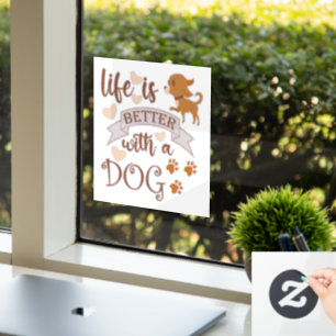 Life is Better With a Dog quote funny chihuahua