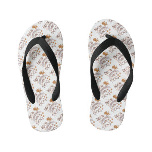 Life is Better With a Dog quote funny chihuahua Kid's Jandals