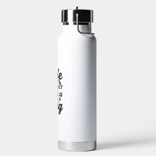 Life Is Better With a Dog Vintage Pet Lover Shirt_ Water Bottle
