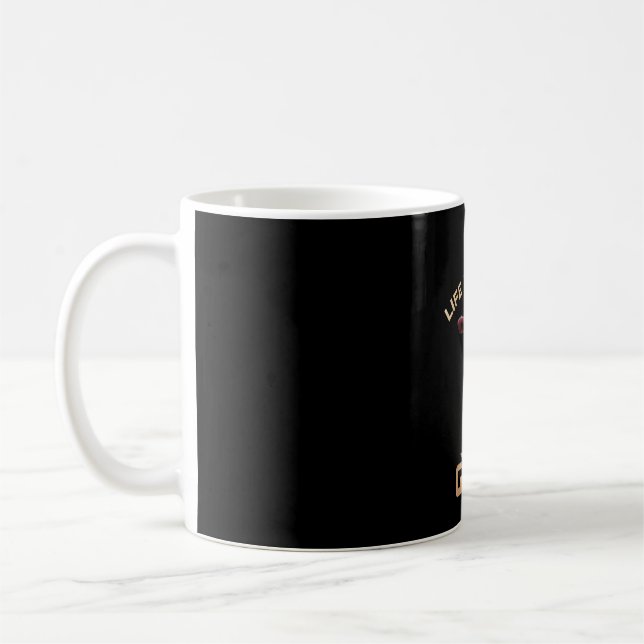 Life Is Better With A Goat Gift Coffee Mug (Left)