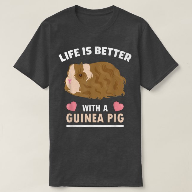 Life Is Better With A Guinean Pig I Kids Guinea Pi T-Shirt (Design Front)
