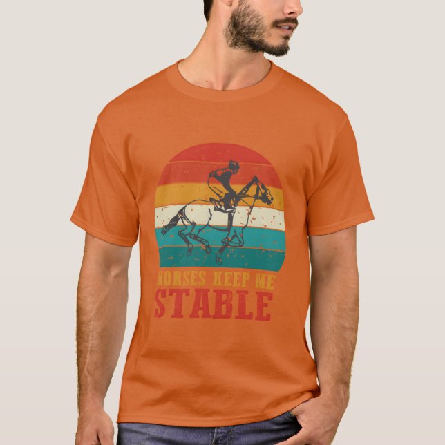 Life Is Better With A Horse Riding Horseback Rider T-Shirt (Front)