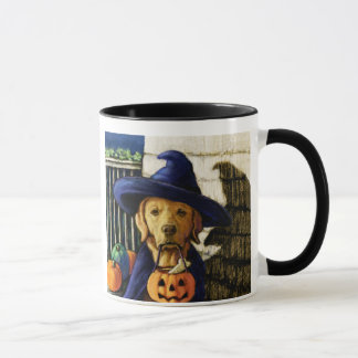 "Life is Better With a Lab" Halloween Witch Mug