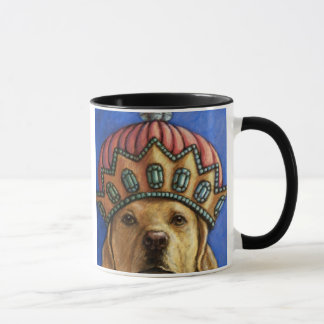 "Life is Better With a Lab" Queen Lab With Crown Mug