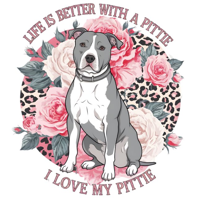 Life Is Better With A Pittie Poster (Creator Uploaded)