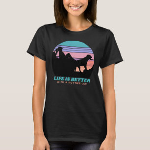 Life Is Better With A Rottweiler Women Active T-Shirt