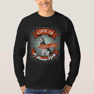 Life Is Better With A Siberian Husky Retro 2 T-Shirt