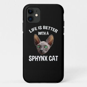 Life Is Better With A Sphynx Cat Case-Mate iPhone Case