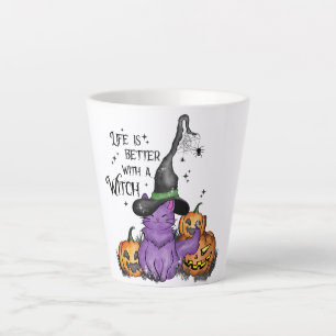 Life Is Better With A Witch Latte Mug