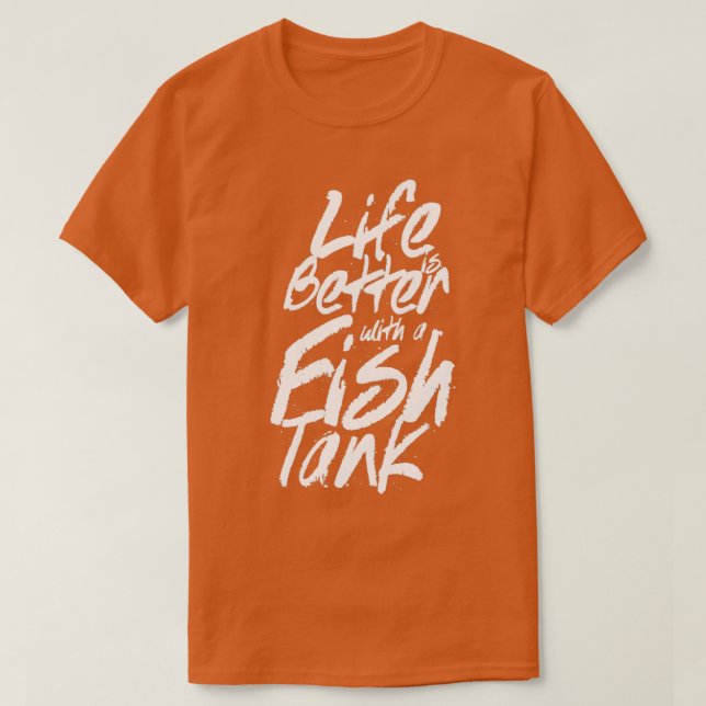 Life is better with an aquarium Classic TShirt (Design Front)