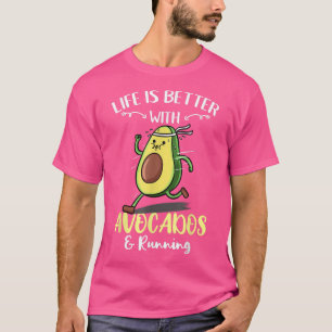 Life Is Better With Avocados Runner T-Shirt
