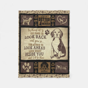 Life Is Better With Beagle Dog Blanket, Fleece Blanket