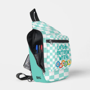 Life is Better With Bingo Sling Bag