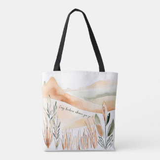 Life Is Better with Boho Vibes Minimalist Tote Bag