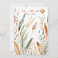 Life Is Better with Boho Vibes – w/ writting space
