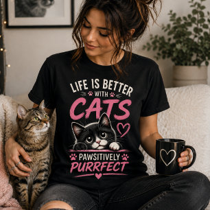 Life Is Better With Cats Shirt