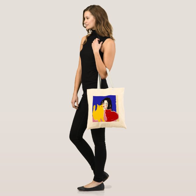 LIFE IS BETTER WITH CATS TOTE BAG  (Front (Model))