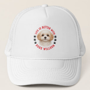 Life Is Better With Dog   Father’s Day Trucker Hat