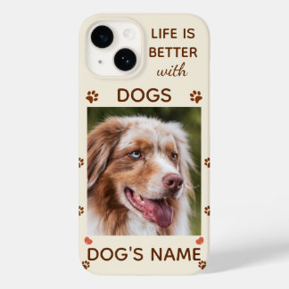 Life Is Better with Dogs – Custom Pet Phone Case