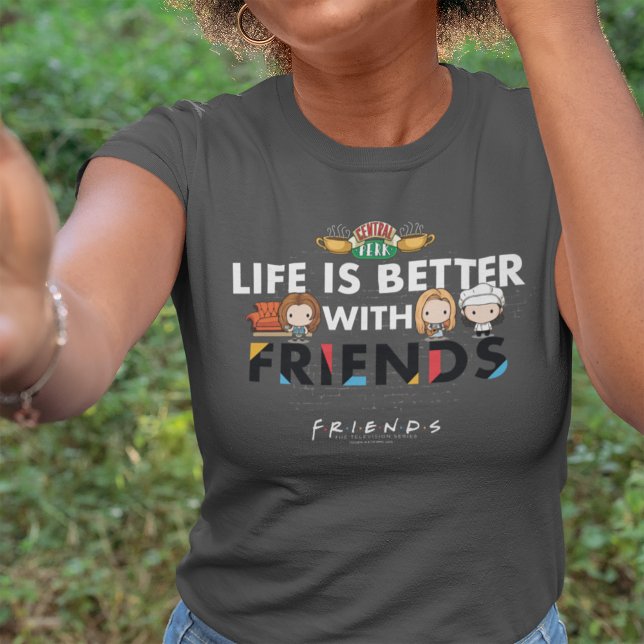 Life is Better with FRIENDS™ Chibi Art T-Shirt (Creator Uploaded)