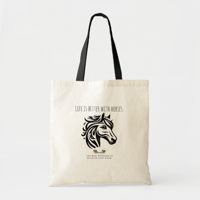 Life is Better with Horses Bag (Front)