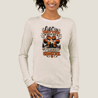 Life Is Better With My Furry Sidekick Tri-Blend Shirt