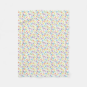 Life is better with Tulips - Colourful pattern Fleece Blanket