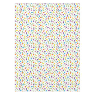 Life is better with Tulips - Colourful pattern Tablecloth