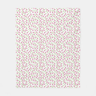 Life is better with Tulips - Patterns Fleece Blanket