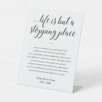 Life Is But A Stopping Place Christian Poem