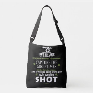 Life is Camera Crossbody Bag
