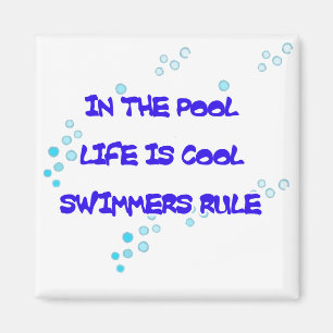 Life is Cool Square Magnet
