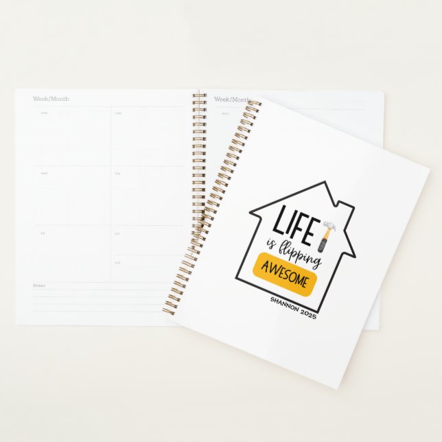 Life Is Flipping Awesome Planner (Display)